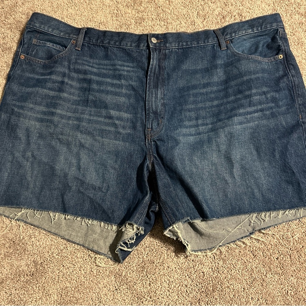Old Navy Women’s High Rise Slouchy Straight Jean Shorts Size 28